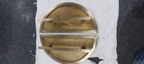 Crescent Moon Pure Solid Brass Door Handle