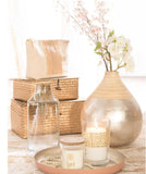Bamboo Vase shiny Gold Finish