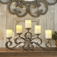 Brass Flower Candle Holder home wedding decor bougeoir kerzenhalter