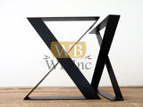 Frame Wide Flat brass aluminium Steel Table Legs Tischbeine pieds de table tafelpoten