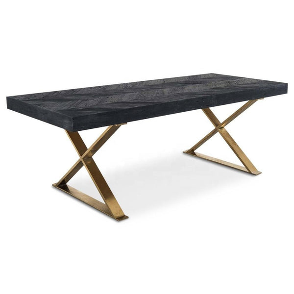 Estructura ancha, plana, latón, aluminio, patas de mesa de acero, Tischbeine pieds de table tafelpoten