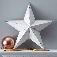 Handmade Wall Hanging Galvanised Metal Barn Star Set of 3 pieces