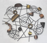 Artículo de decoración de pared de árbol de hierro, artículo de decoración de pared de árbol de diseño único