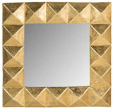 مرآة حائط بإطار معدني كلاسيكي أوروبي لعرض الديكور الفاخر