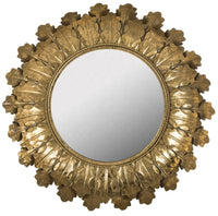 Espejo de pared con marco de fotos de metal clásico europeo decorativo de lujo