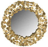 مرآة حائط بإطار معدني كلاسيكي أوروبي لعرض الديكور الفاخر