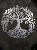 عنصر ديكور جداري من ورق البحر الحديدي، عنصر ديكور جداري على شكل شجرة بتصميم فريد