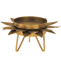 Brass Flower Candle Holder home wedding decor bougeoir kerzenhalter