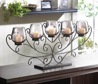 Brass Flower Candle Holder home wedding decor bougeoir kerzenhalter