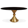 16'' 15" 14" 13" 12" 11" 10" 9" Tapered Legs, Brass Table Bench Gold, Coffee Metal