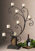 Brass Flower Candle Holder home wedding decor bougeoir kerzenhalter
