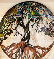 Árbol de metal, Arte de árbol, Arte de pared de metal, Arte de árbol de metal, Árbol genealógico, Decoración de pared, Decoración de pared de metal, Árbol genealógico de metal, árbol de metal rústico, árbol