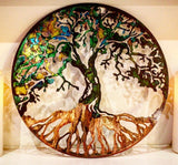 Árbol de metal, Arte de árbol, Arte de pared de metal, Arte de árbol de metal, Árbol genealógico, Decoración de pared, Decoración de pared de metal, Árbol genealógico de metal, árbol de metal rústico, árbol