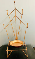 Metal chair style jewellery display stand