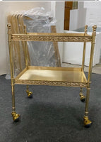 Brass Bar Cart Trolly